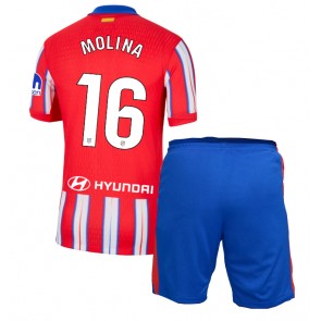 Atletico Madrid Nahuel Molina #16 Domaci Dres za Dječji 2024-25 Kratak Rukavima (+ kratke hlače)